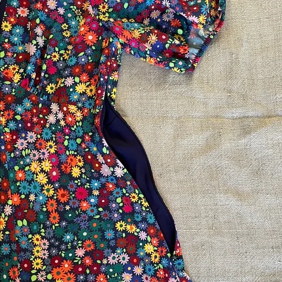 STAUD Multicolor Floral Puff-Sleeve Dress - Picture 5 of 5